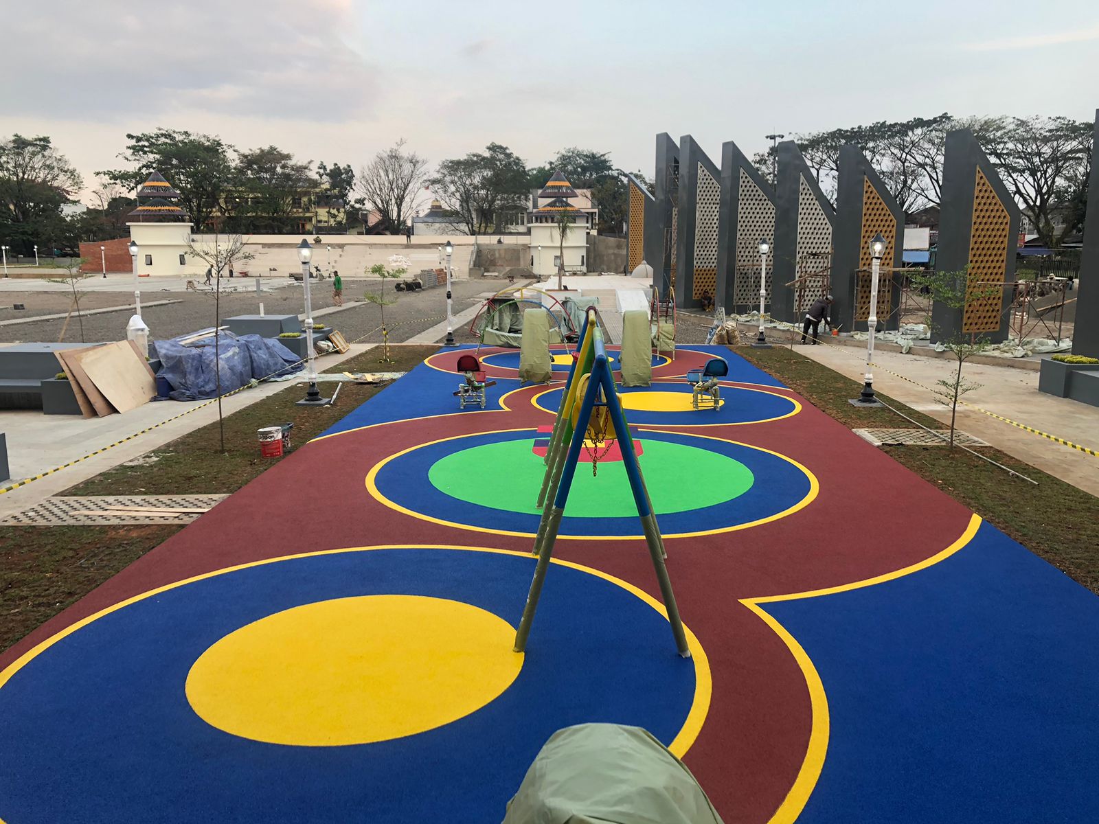 rubber flooring playground