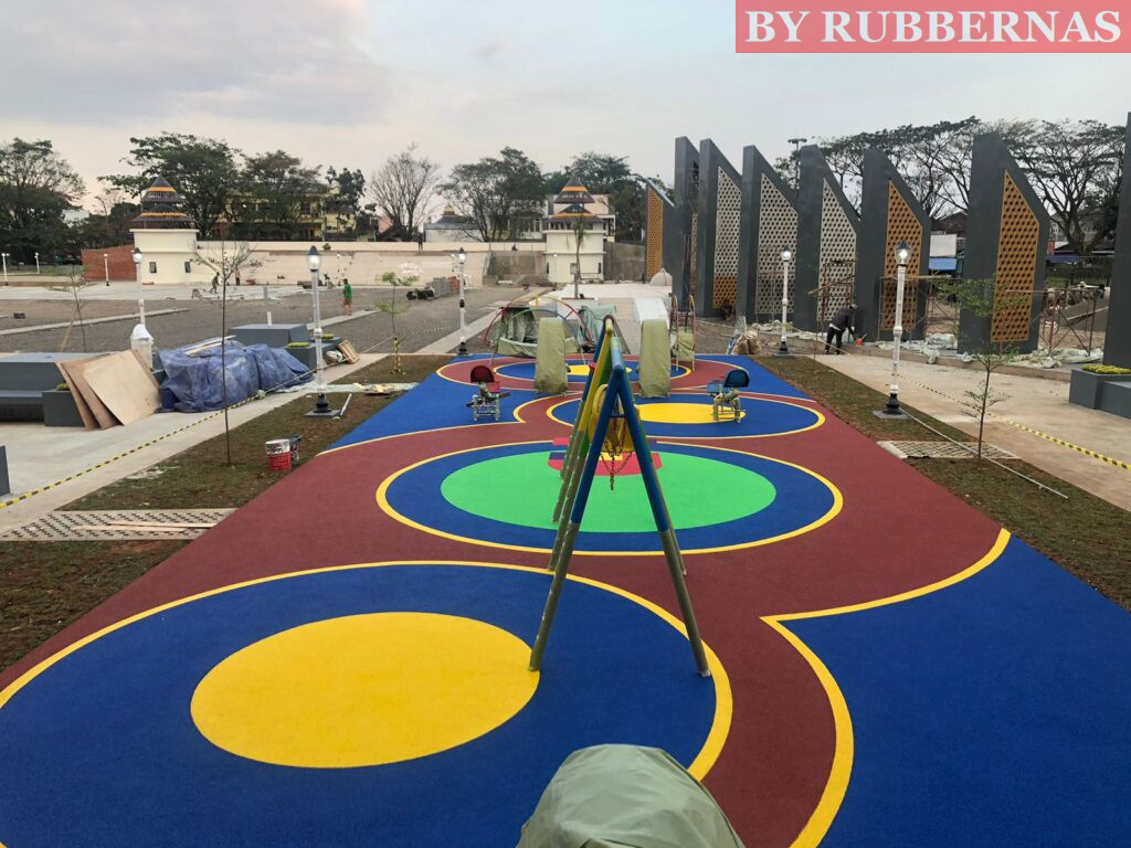 rubber flooring playground outdoor