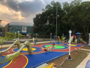 rubber flooring playground profesional