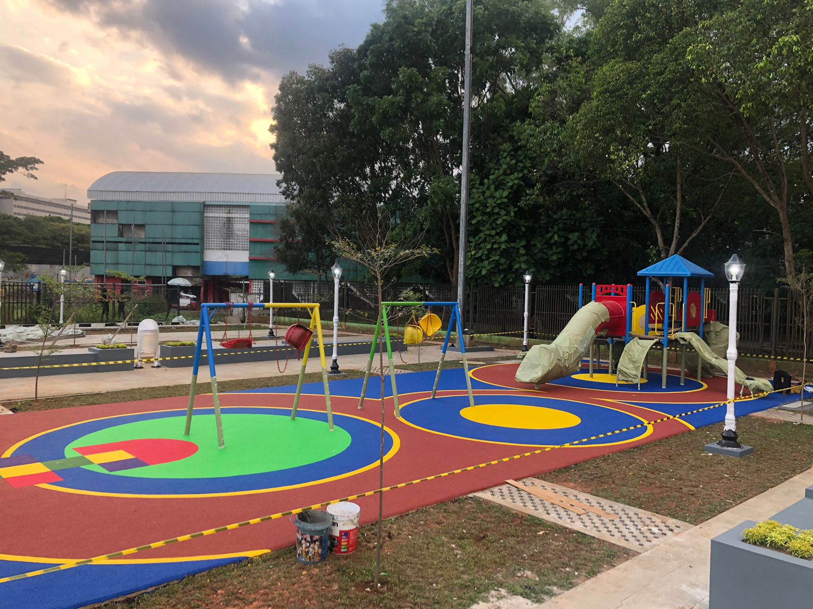 kontraktor rubber flooring playground